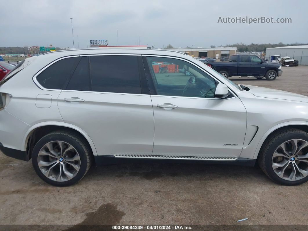 2015 Bmw X5 Xdrive35i White vin: 5UXKR0C55F0P03123