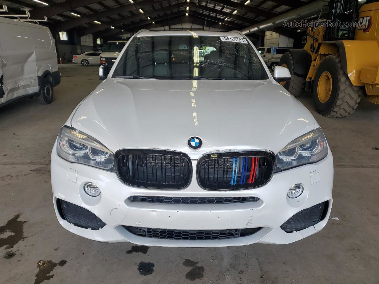 2015 Bmw X5 Xdrive35i White vin: 5UXKR0C55F0P10735