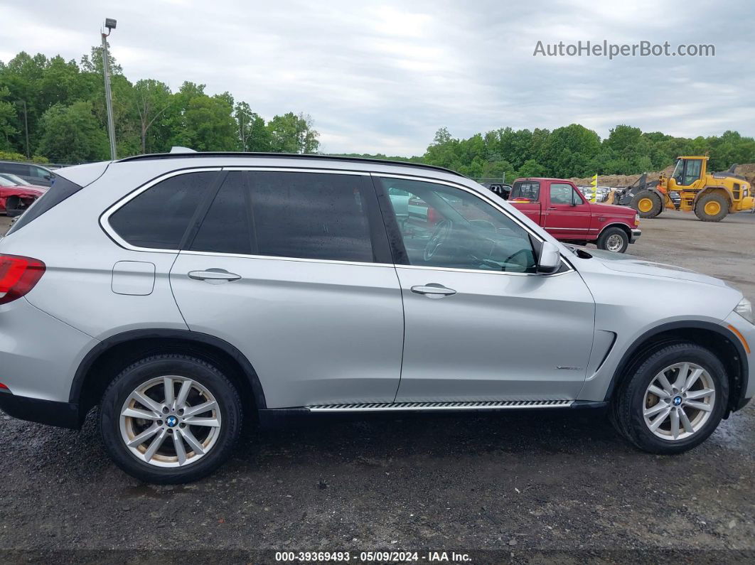 2015 Bmw X5 Xdrive35i Silver vin: 5UXKR0C55F0P18611