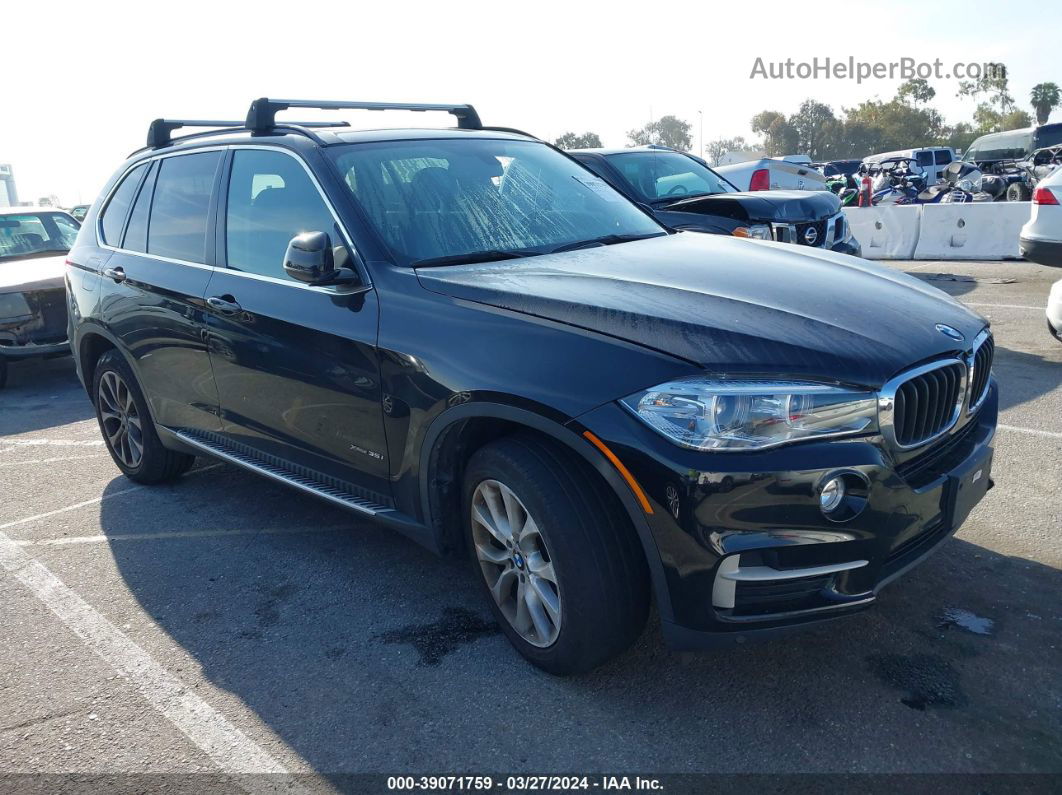 2016 Bmw X5 Xdrive35i Black vin: 5UXKR0C55G0U08606