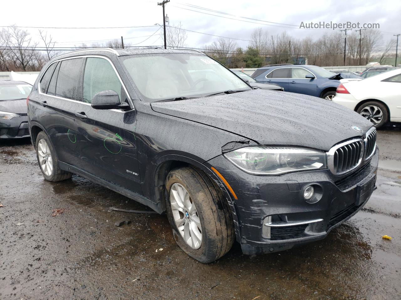 2014 Bmw X5 Xdrive35i Charcoal vin: 5UXKR0C56E0C26705