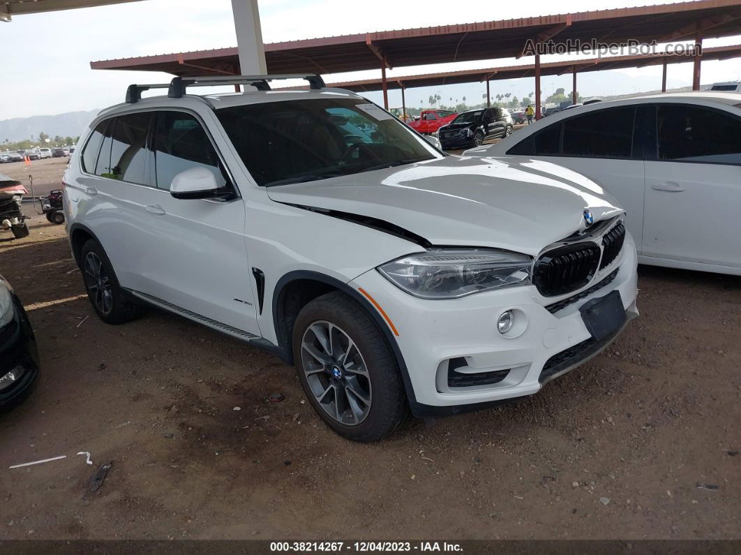 2014 Bmw X5 Xdrive35i White vin: 5UXKR0C56E0C28437