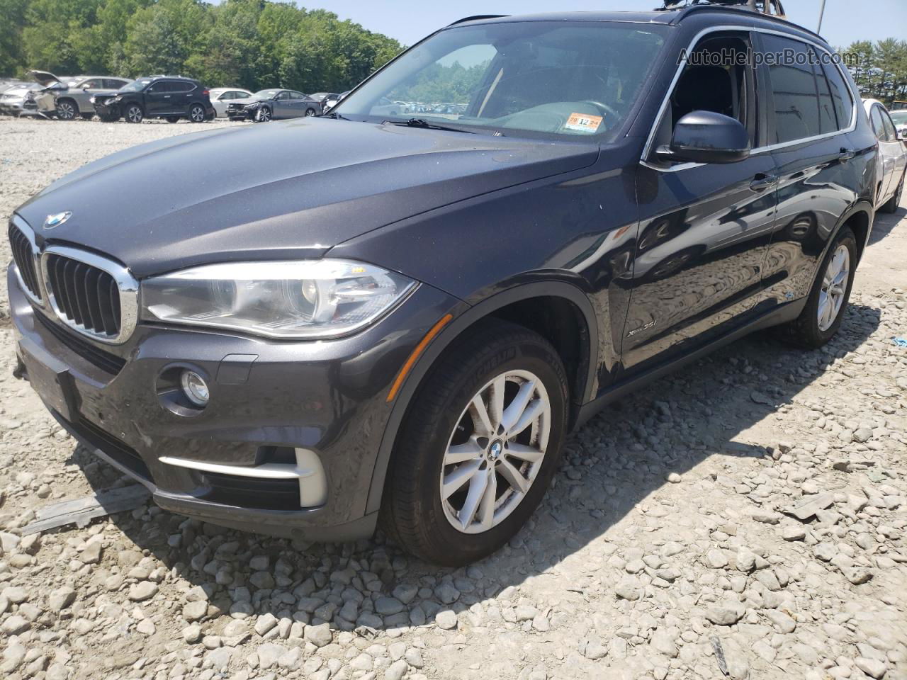 2014 Bmw X5 Xdrive35i Charcoal vin: 5UXKR0C56E0H19073