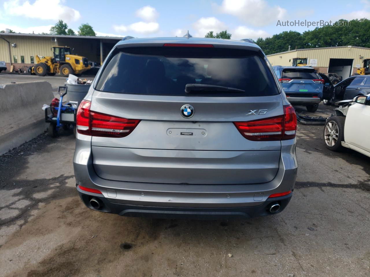 2015 Bmw X5 Xdrive35i Silver vin: 5UXKR0C56F0K52655