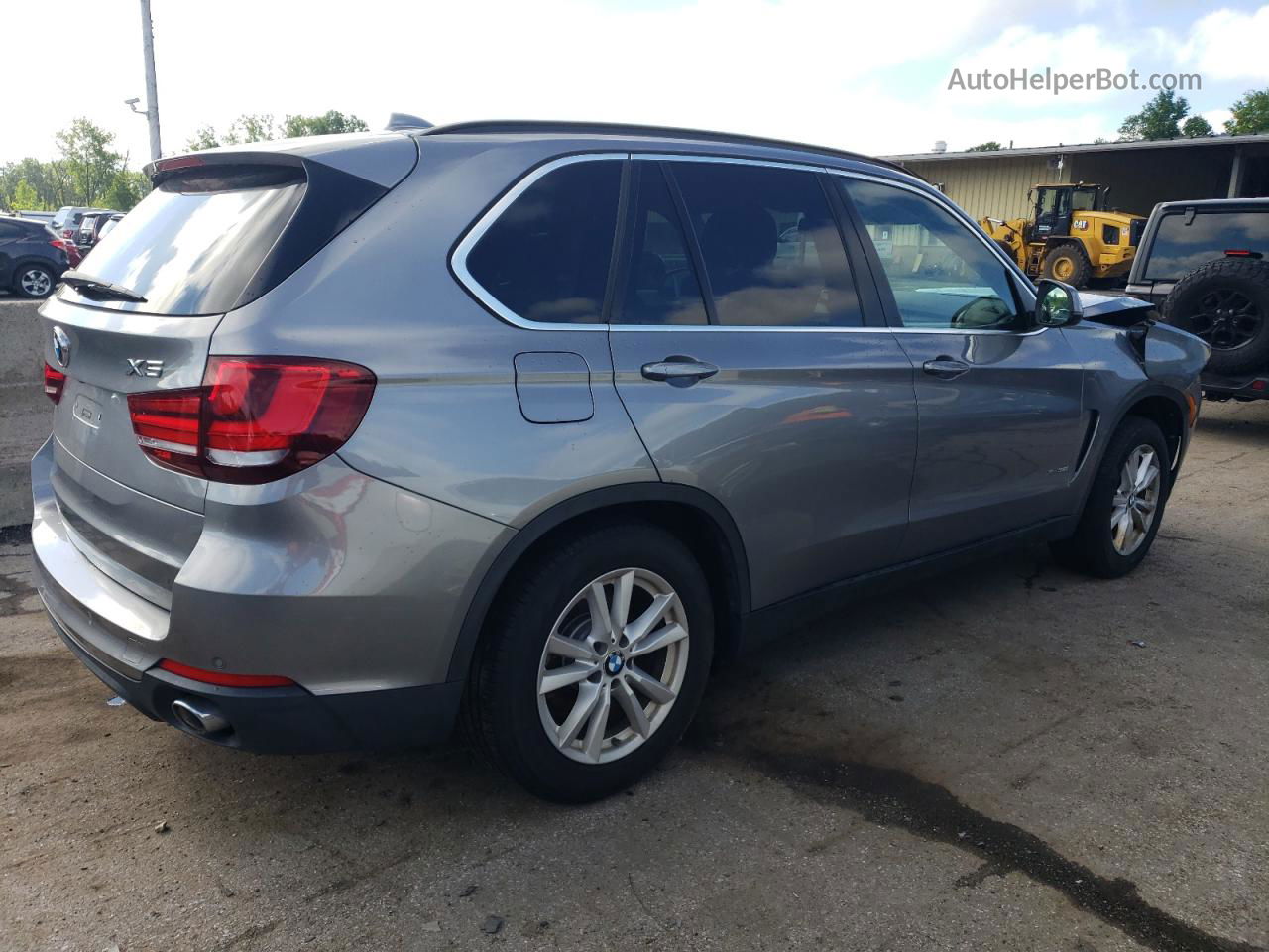 2015 Bmw X5 Xdrive35i Silver vin: 5UXKR0C56F0K52655