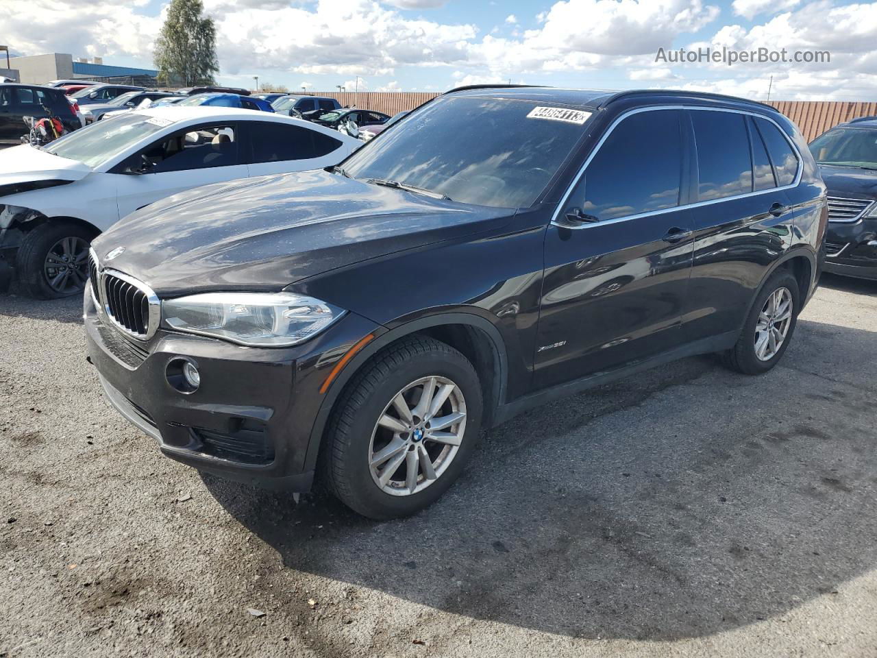 2015 Bmw X5 Xdrive35i Black vin: 5UXKR0C56F0K54955