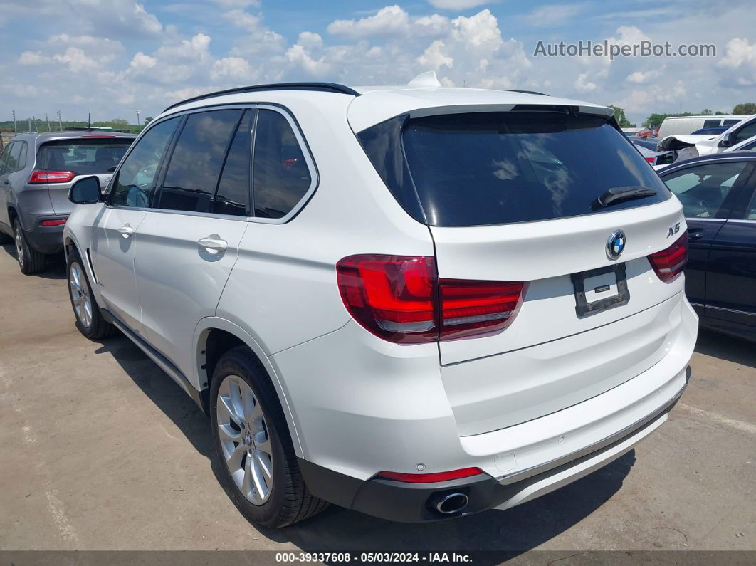 2015 Bmw X5 Xdrive35i White vin: 5UXKR0C56F0K55989