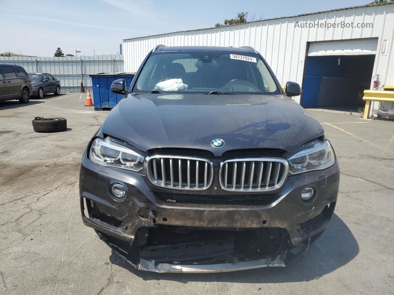 2015 Bmw X5 Xdrive35i Black vin: 5UXKR0C56F0K57564