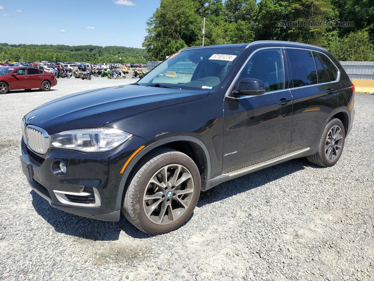 2015 Bmw X5 Xdrive35i Черный vin: 5UXKR0C56F0K58195