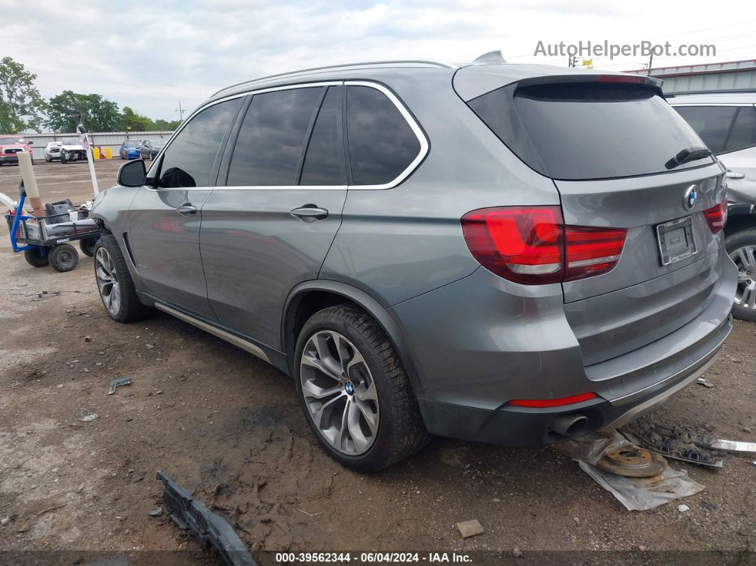 2015 Bmw X5 Xdrive35i Gray vin: 5UXKR0C56F0K59749