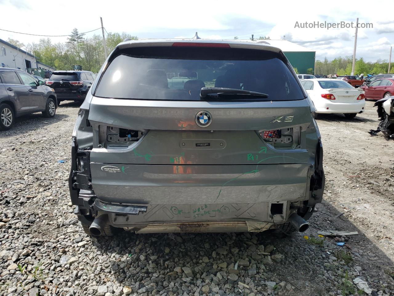 2015 Bmw X5 Xdrive35i Gray vin: 5UXKR0C56F0K59864