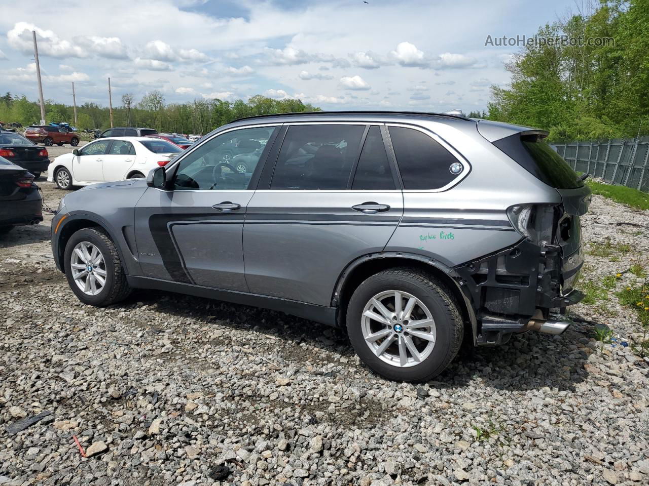 2015 Bmw X5 Xdrive35i Gray vin: 5UXKR0C56F0K59864