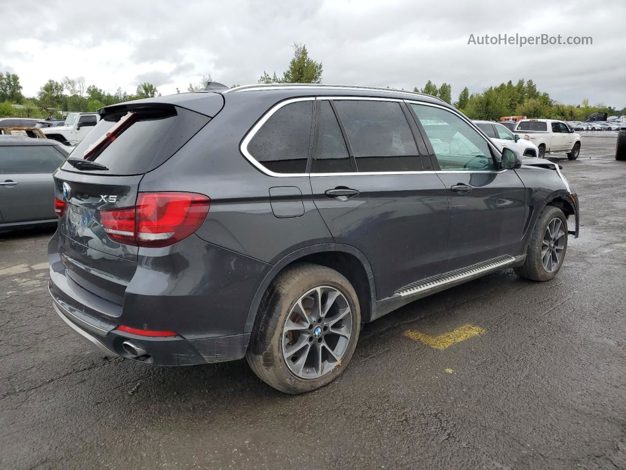 2015 Bmw X5 Xdrive35i Charcoal vin: 5UXKR0C56F0K60335