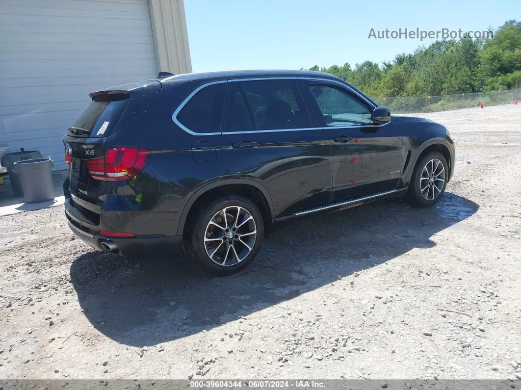 2015 Bmw X5 Xdrive35i Black vin: 5UXKR0C56F0K60481