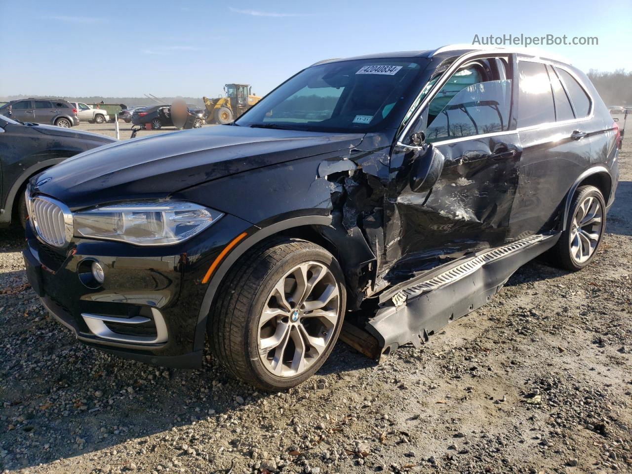 2015 Bmw X5 Xdrive35i Blue vin: 5UXKR0C56F0K62330