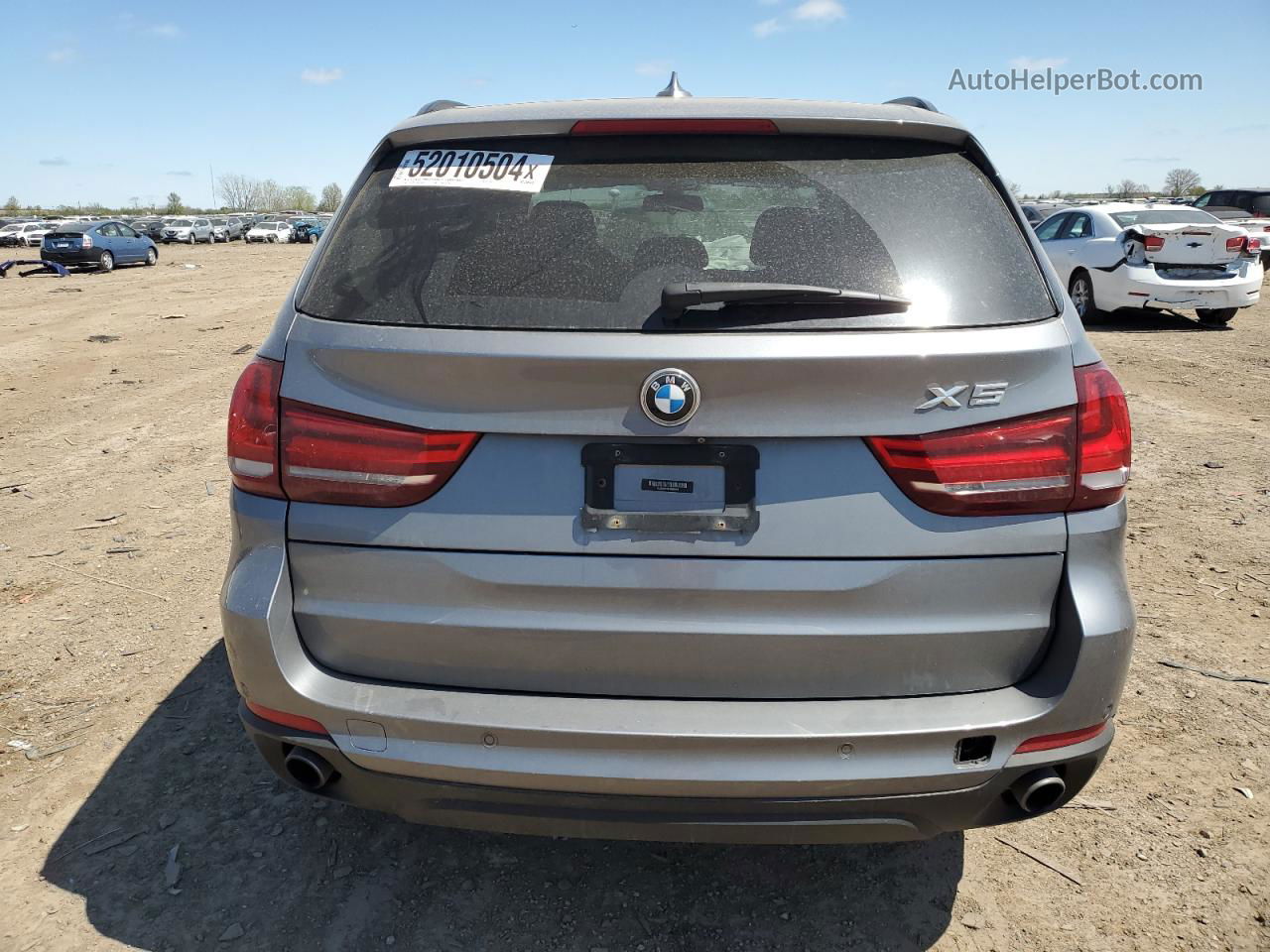 2015 Bmw X5 Xdrive35i Серый vin: 5UXKR0C56F0K67804