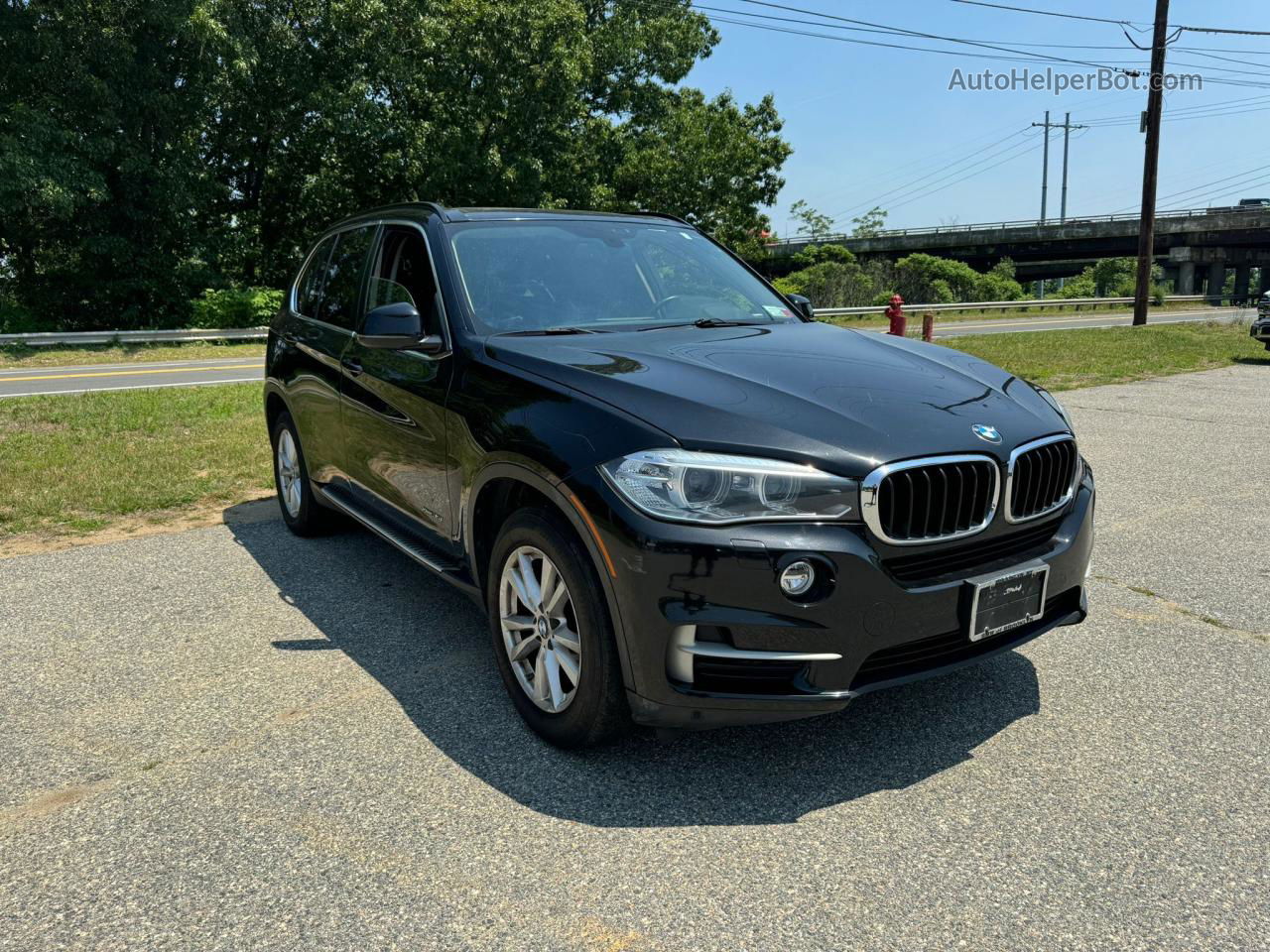 2015 Bmw X5 Xdrive35i Черный vin: 5UXKR0C56F0P03776