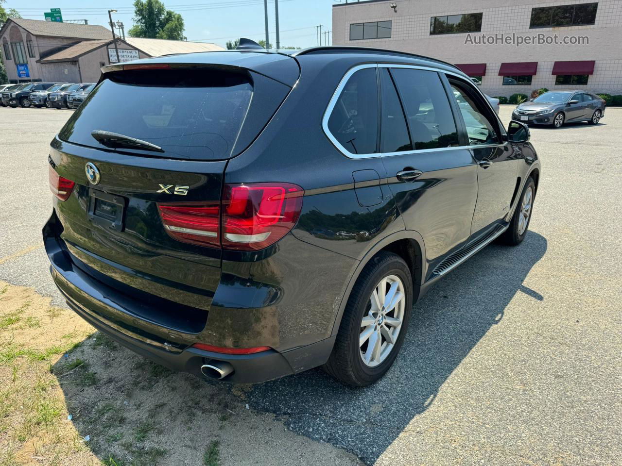 2015 Bmw X5 Xdrive35i Black vin: 5UXKR0C56F0P03776