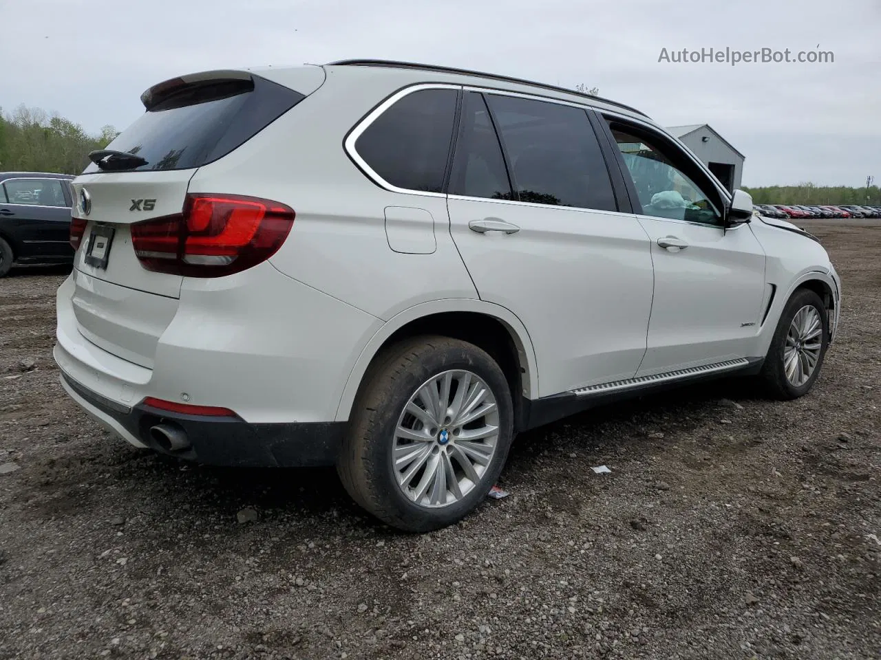 2015 Bmw X5 Xdrive35i White vin: 5UXKR0C56F0P07858