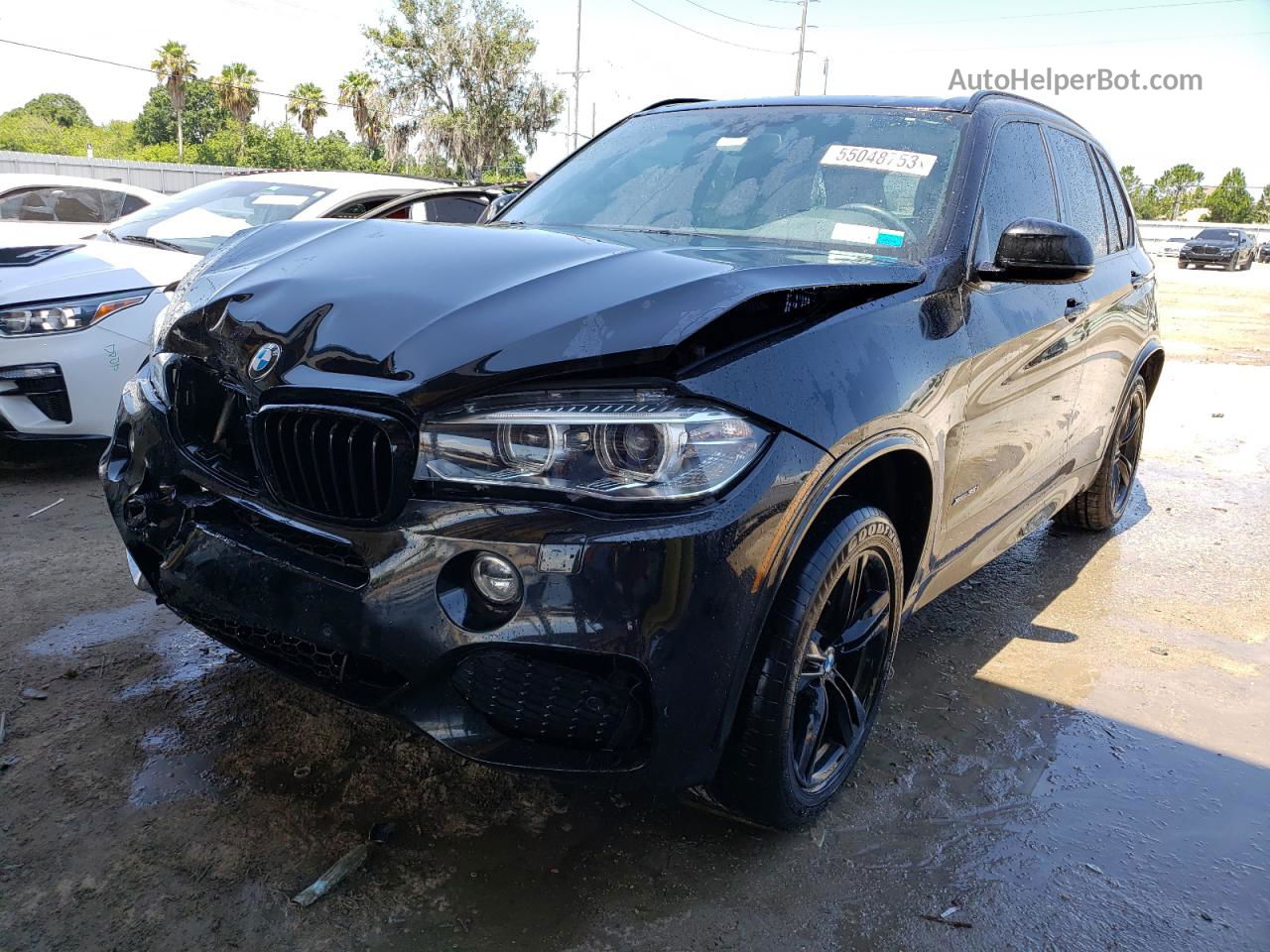 2015 Bmw X5 Xdrive35i Черный vin: 5UXKR0C56F0P07892