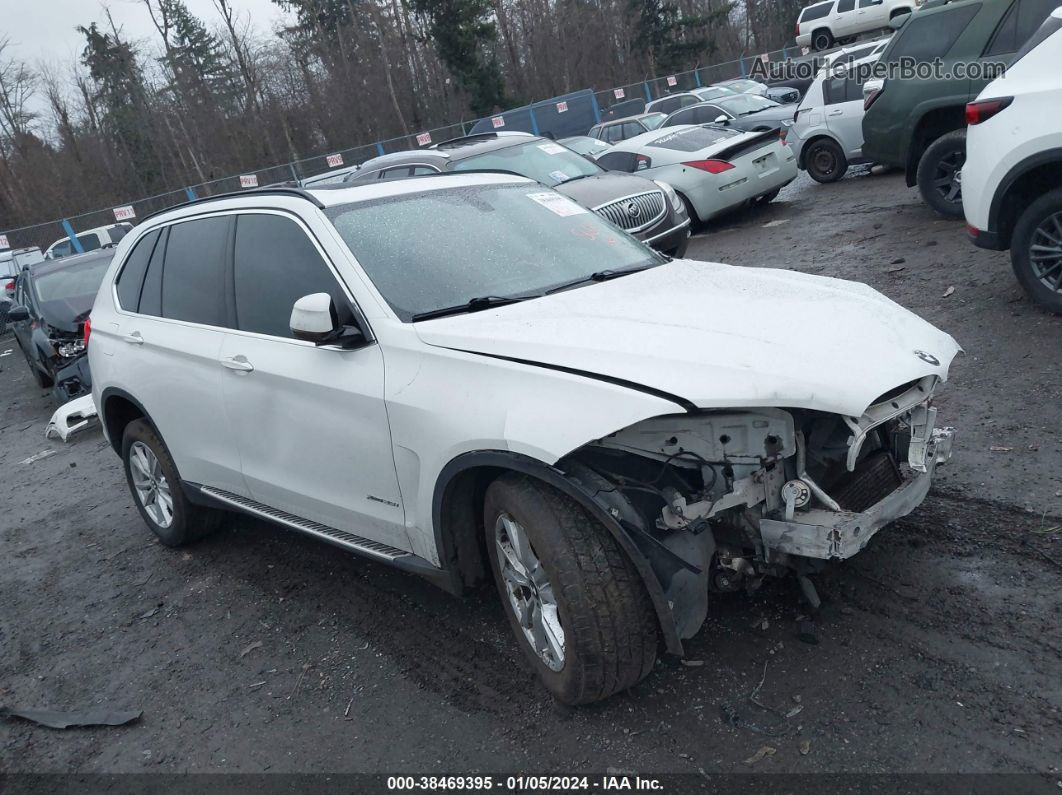 2015 Bmw X5 Xdrive35i White vin: 5UXKR0C56F0P13014