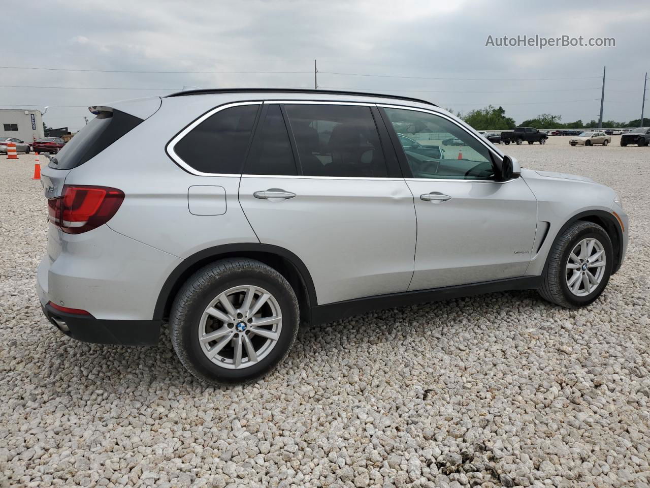 2015 Bmw X5 Xdrive35i Серебряный vin: 5UXKR0C56F0P18245