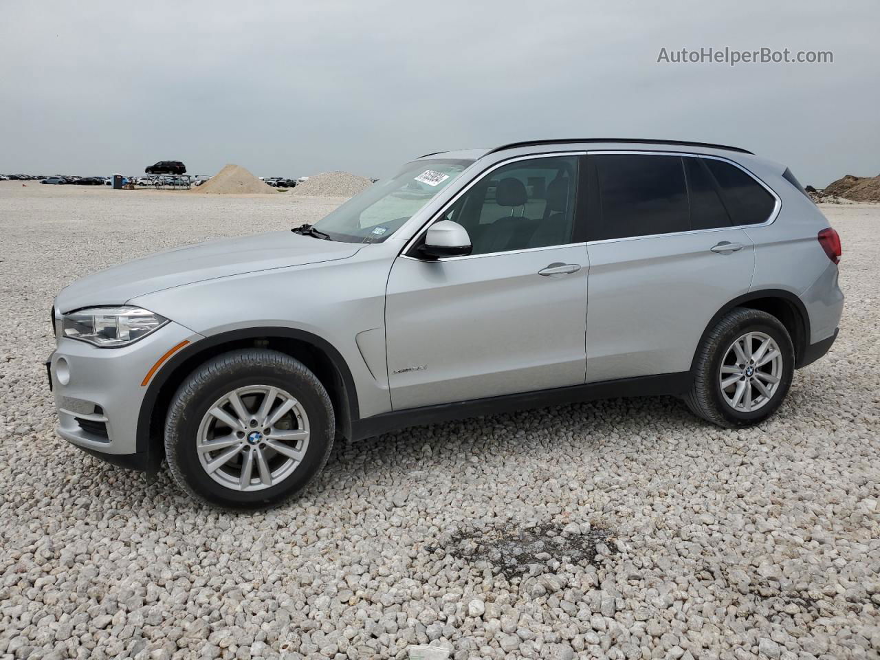 2015 Bmw X5 Xdrive35i Silver vin: 5UXKR0C56F0P18245