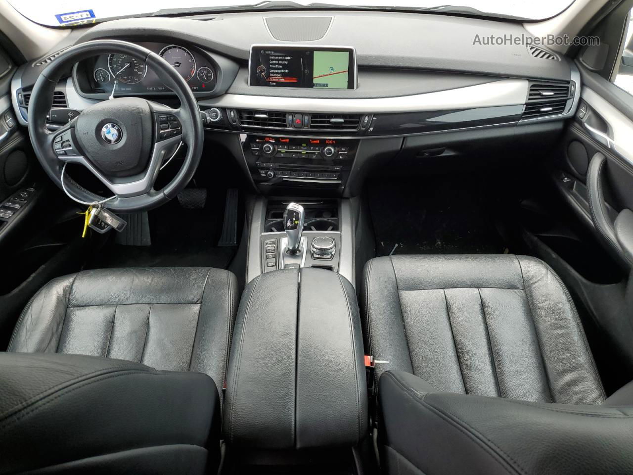 2015 Bmw X5 Xdrive35i Серебряный vin: 5UXKR0C56F0P18245