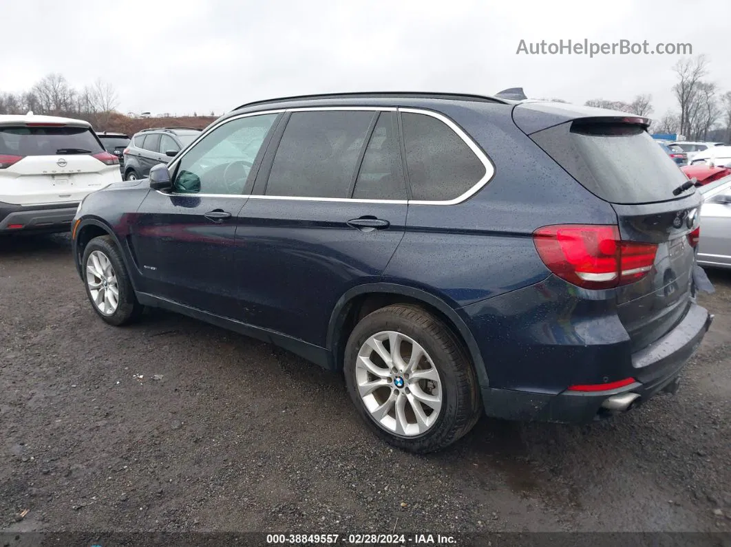 2016 Bmw X5 Xdrive35i Dark Blue vin: 5UXKR0C56G0P20742