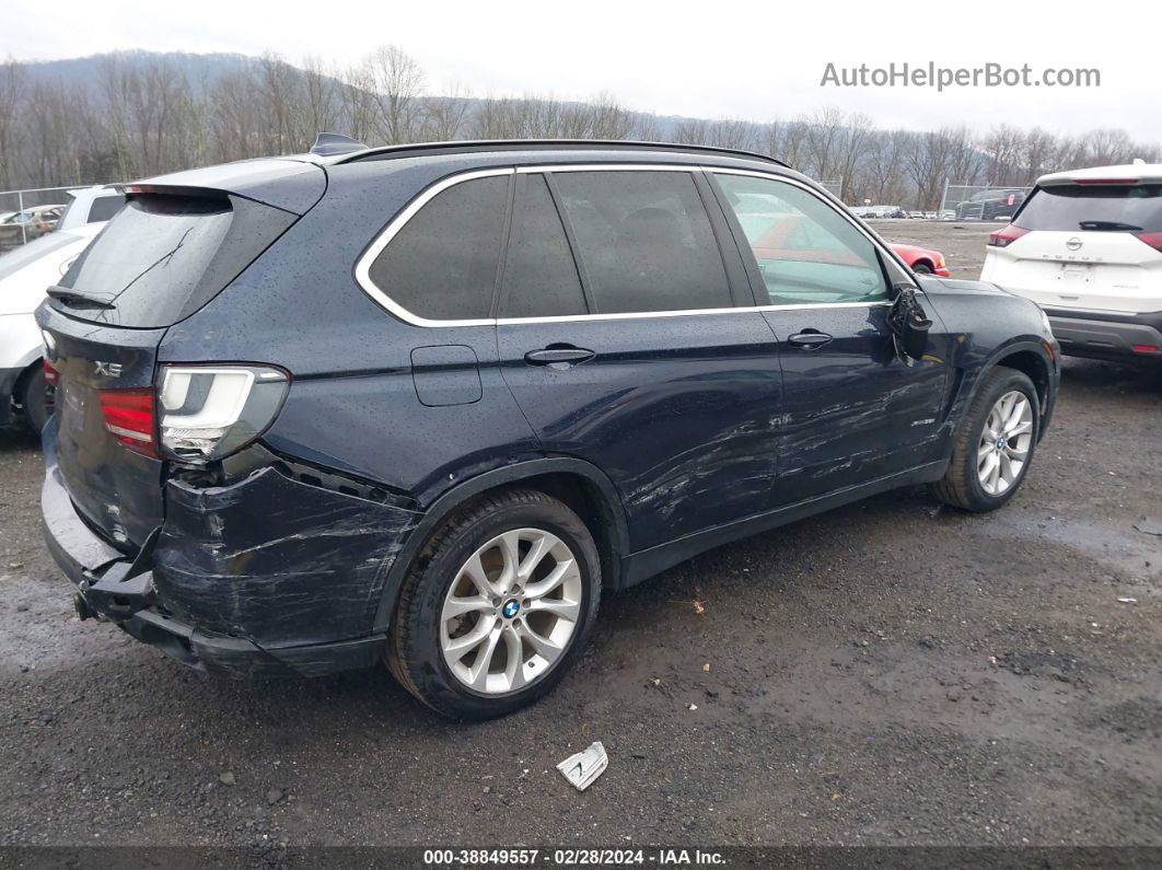 2016 Bmw X5 Xdrive35i Dark Blue vin: 5UXKR0C56G0P20742