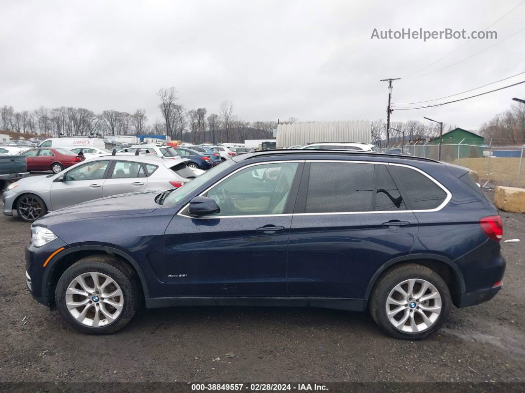 2016 Bmw X5 Xdrive35i Dark Blue vin: 5UXKR0C56G0P20742