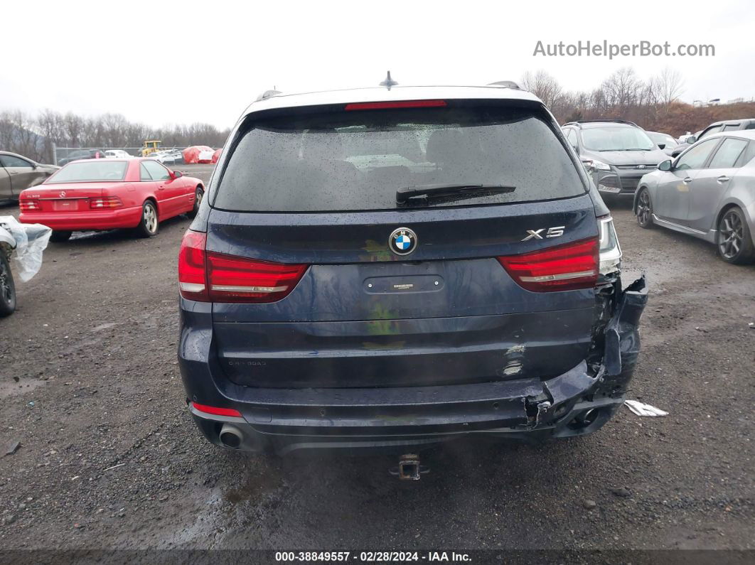 2016 Bmw X5 Xdrive35i Dark Blue vin: 5UXKR0C56G0P20742