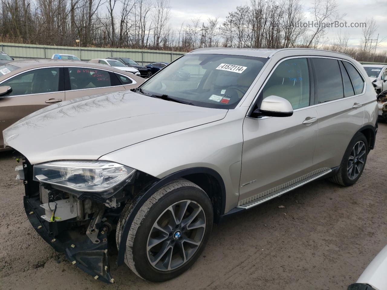 2016 Bmw X5 Xdrive35i Beige vin: 5UXKR0C56G0U48161