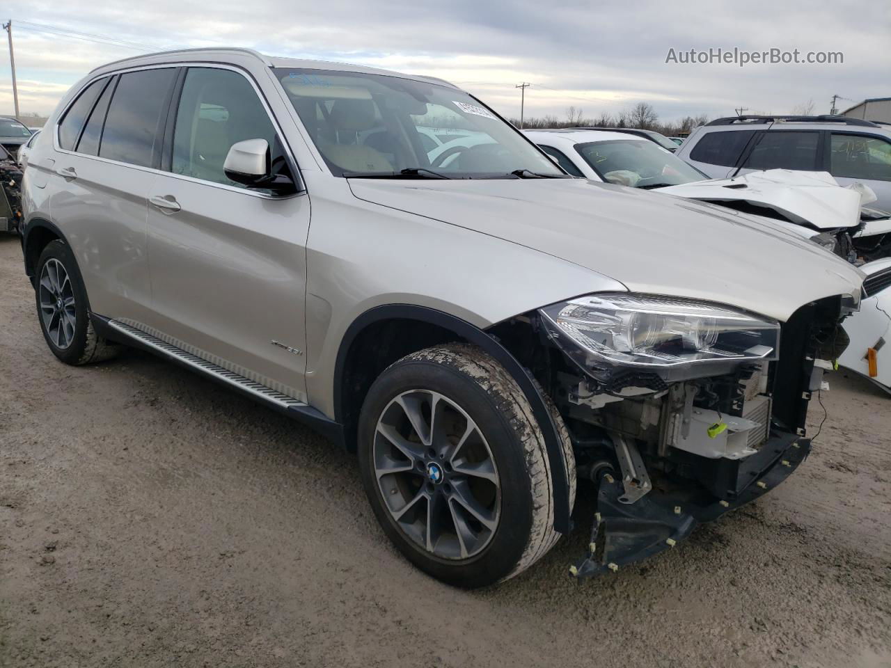 2016 Bmw X5 Xdrive35i Бежевый vin: 5UXKR0C56G0U48161