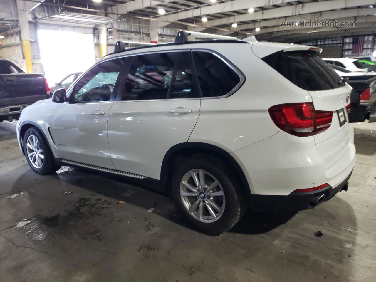 2014 Bmw X5 Xdrive35i White vin: 5UXKR0C57E0C28138