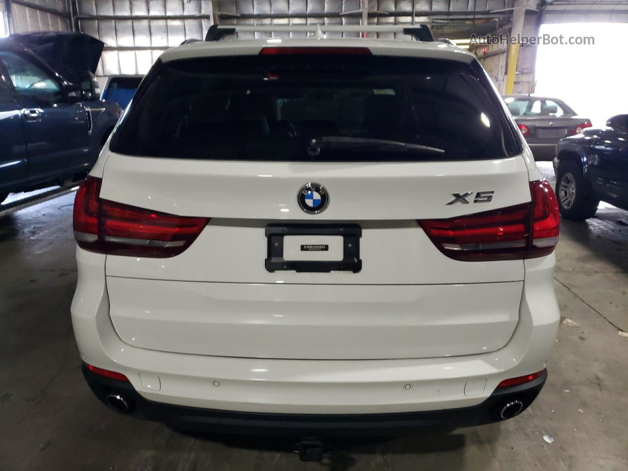 2014 Bmw X5 Xdrive35i White vin: 5UXKR0C57E0C28138