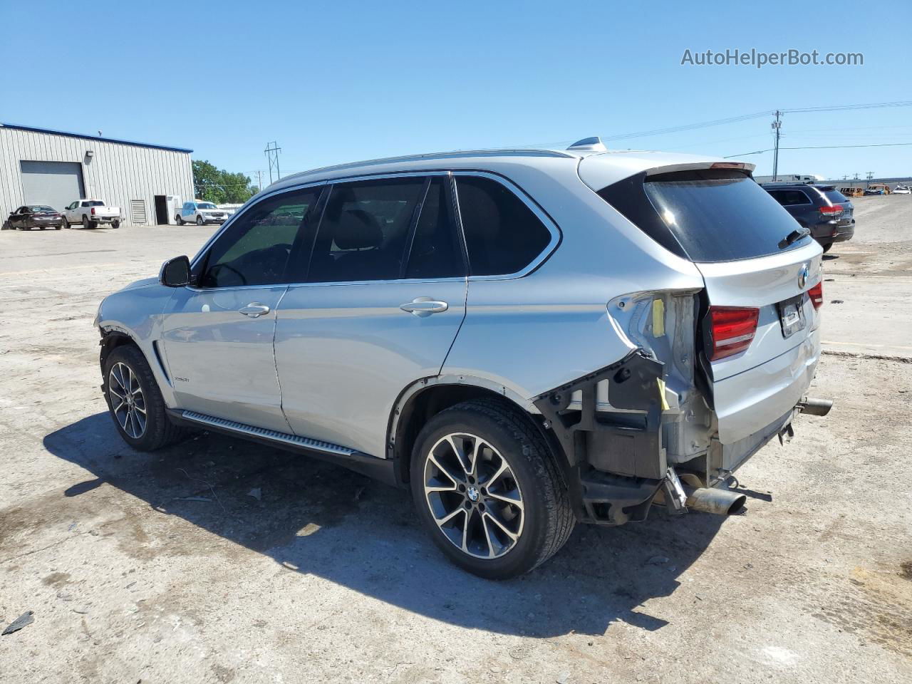 2014 Bmw X5 Xdrive35i Silver vin: 5UXKR0C57E0H20457