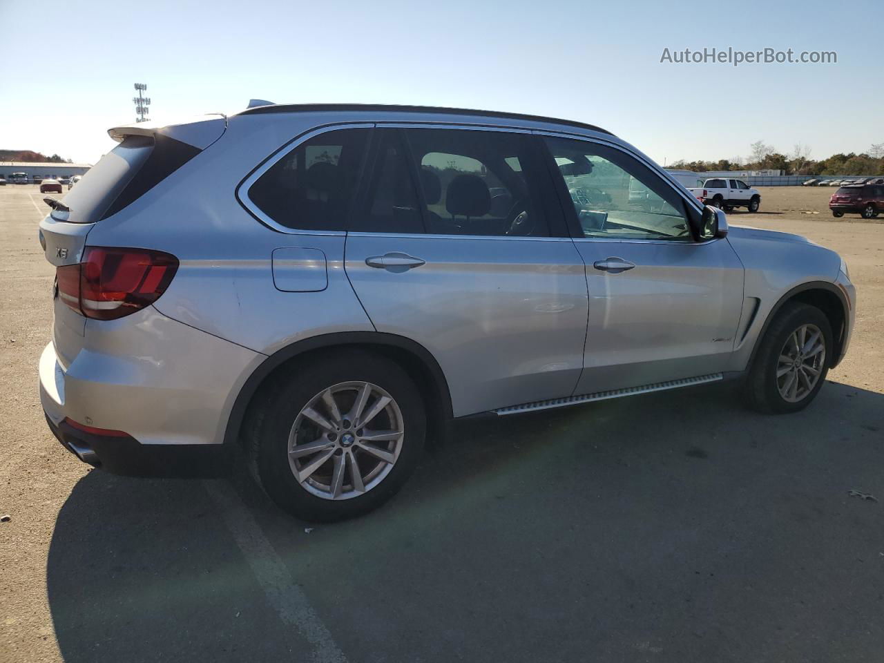 2014 Bmw X5 Xdrive35i Silver vin: 5UXKR0C57E0H24766