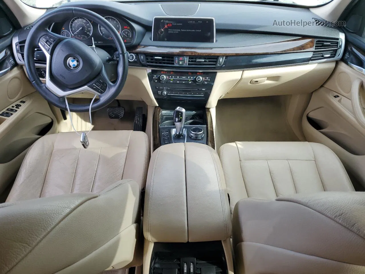 2014 Bmw X5 Xdrive35i Белый vin: 5UXKR0C57E0K48628