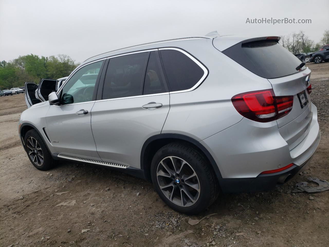 2014 Bmw X5 Xdrive35i Silver vin: 5UXKR0C57E0K51870