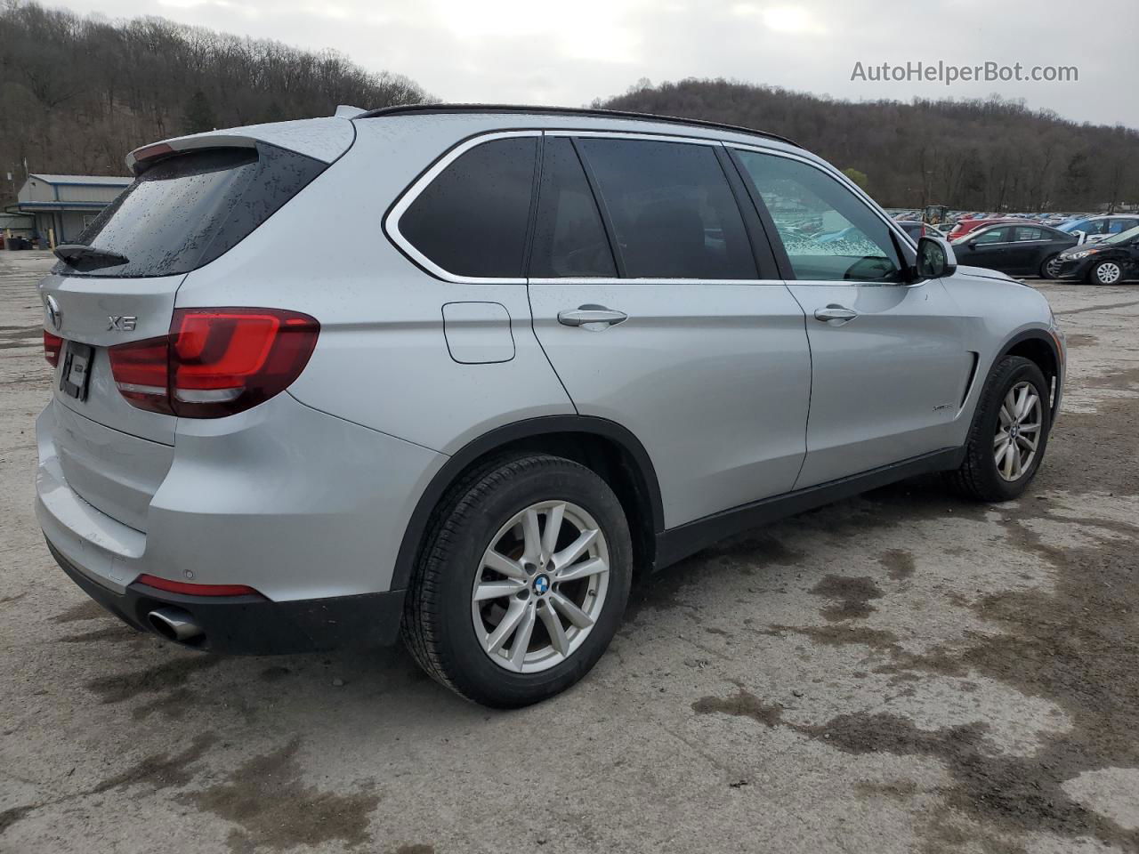 2015 Bmw X5 Xdrive35i Silver vin: 5UXKR0C57F0K52762