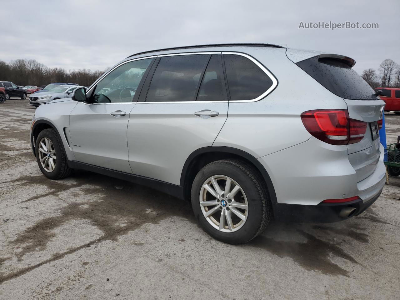 2015 Bmw X5 Xdrive35i Silver vin: 5UXKR0C57F0K52762