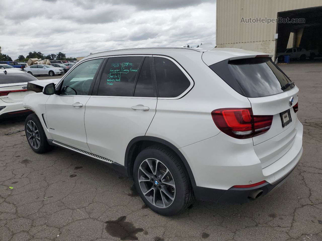 2015 Bmw X5 Xdrive35i White vin: 5UXKR0C57F0K55970