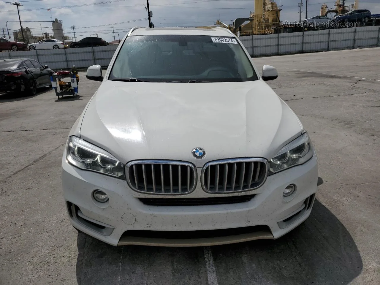 2015 Bmw X5 Xdrive35i White vin: 5UXKR0C57F0K59601