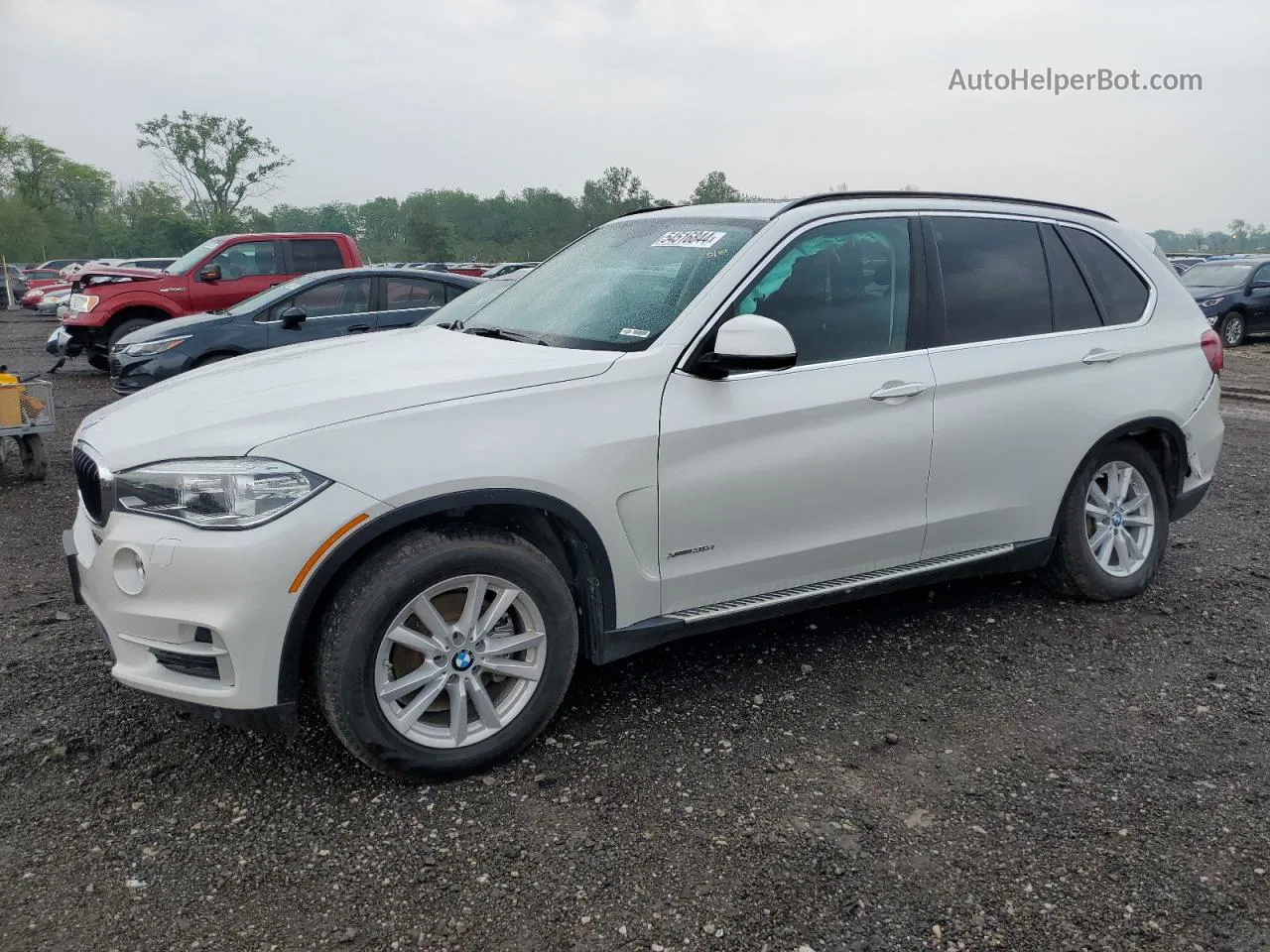 2015 Bmw X5 Xdrive35i White vin: 5UXKR0C57F0K61283