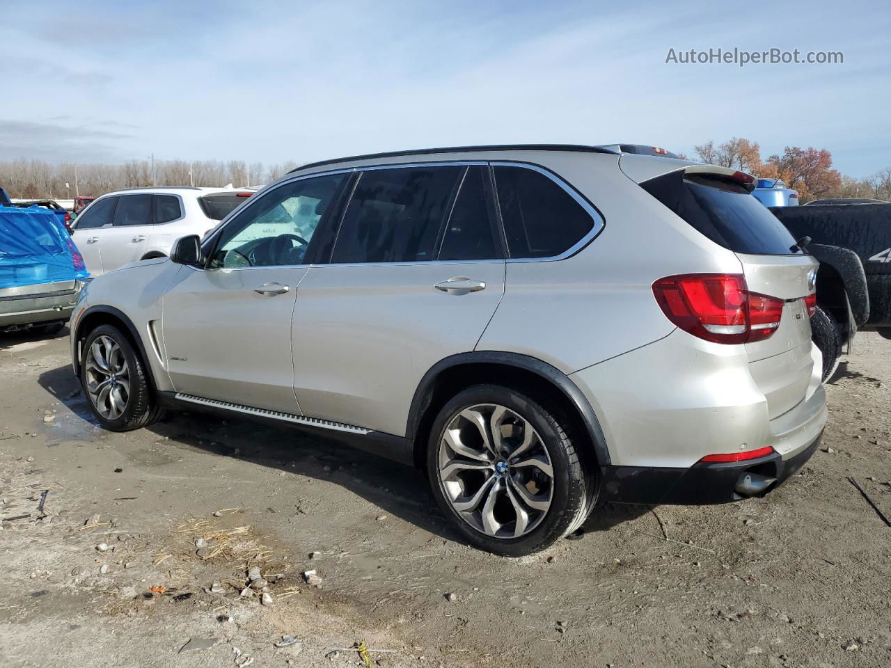 2015 Bmw X5 Xdrive35i Silver vin: 5UXKR0C57F0K61638