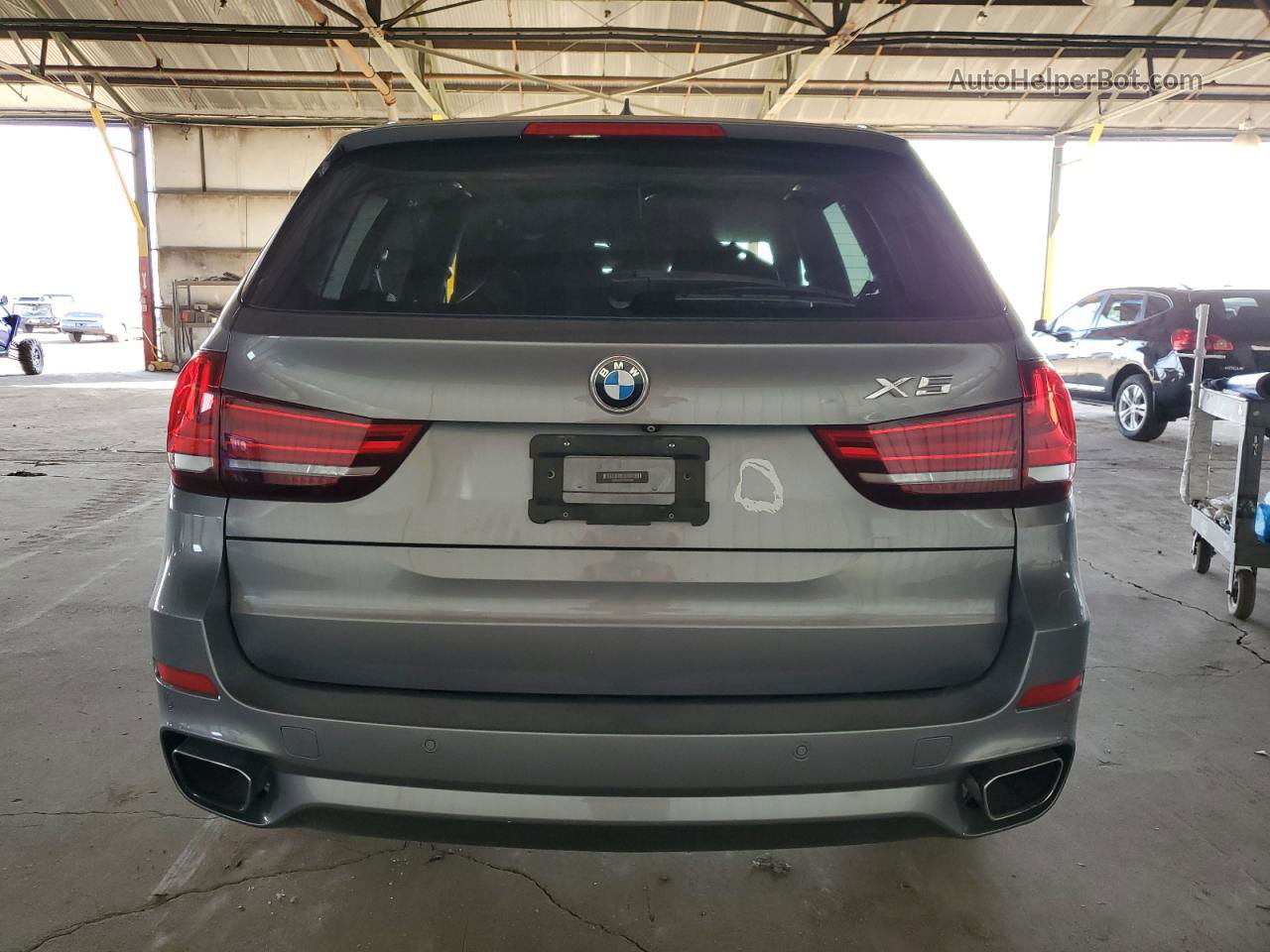 2015 Bmw X5 Xdrive35i Gray vin: 5UXKR0C57F0K62630