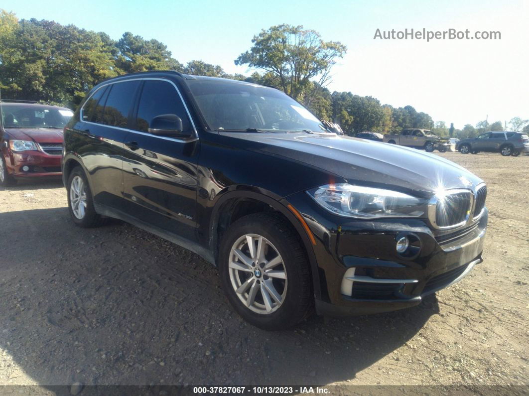 2015 Bmw X5 Xdrive35i Black vin: 5UXKR0C57F0P02894