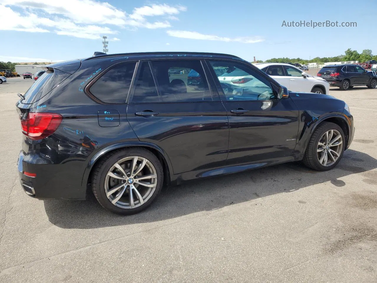 2015 Bmw X5 Xdrive35i Черный vin: 5UXKR0C57F0P03558