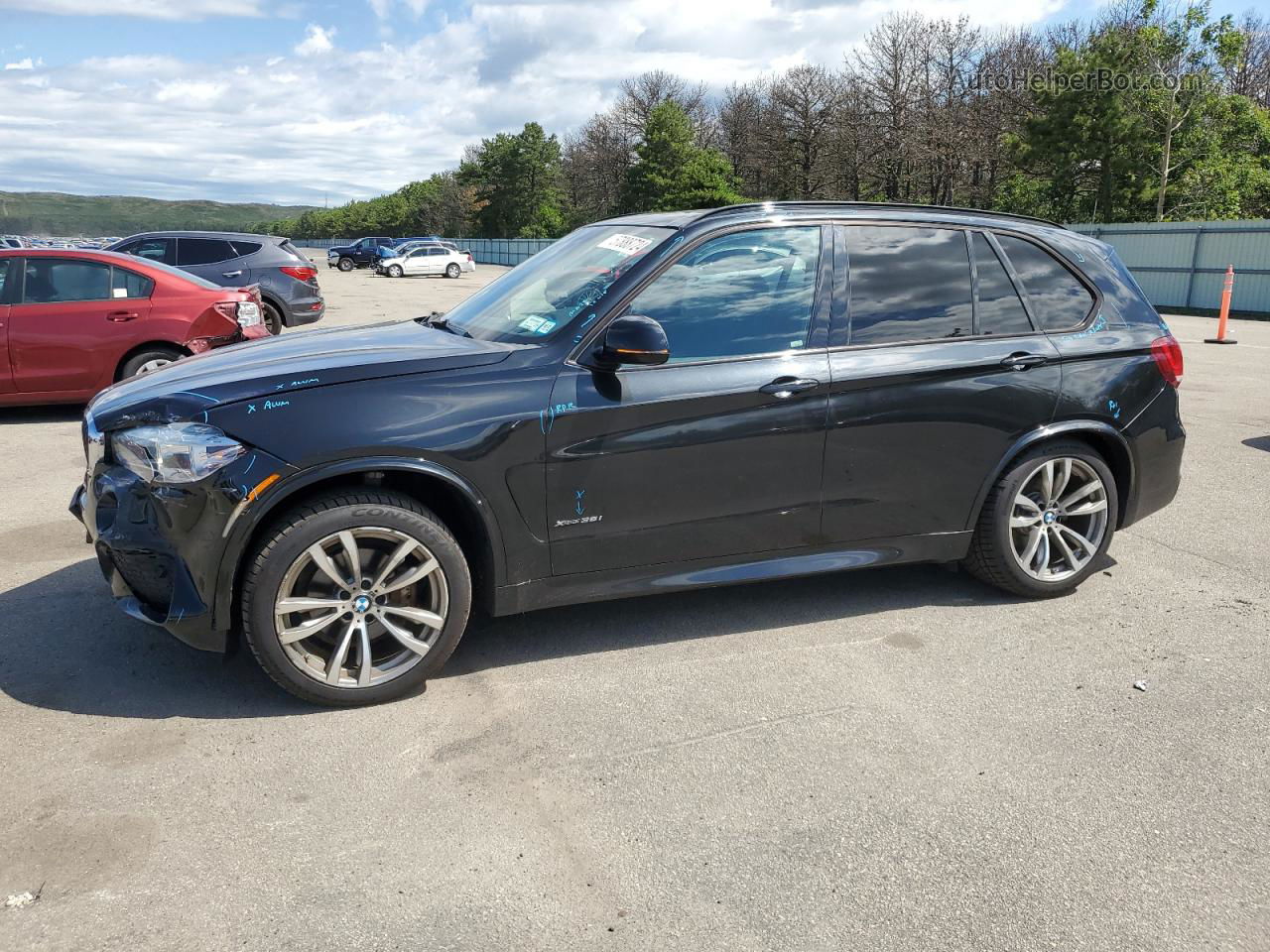 2015 Bmw X5 Xdrive35i Black vin: 5UXKR0C57F0P03558